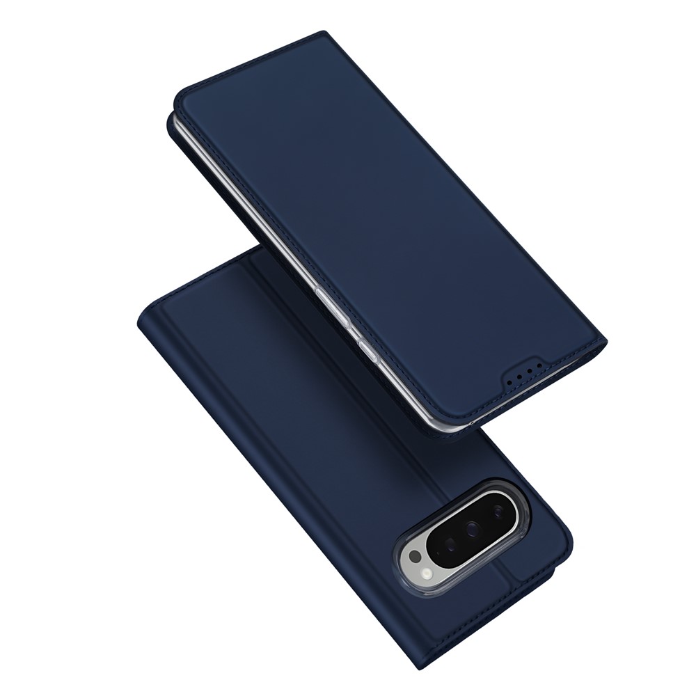 For Google Pixel 10 Pro XL Case DUX DUCIS Skin Pro Series Leather Stand Cover Card Holder - Blue
