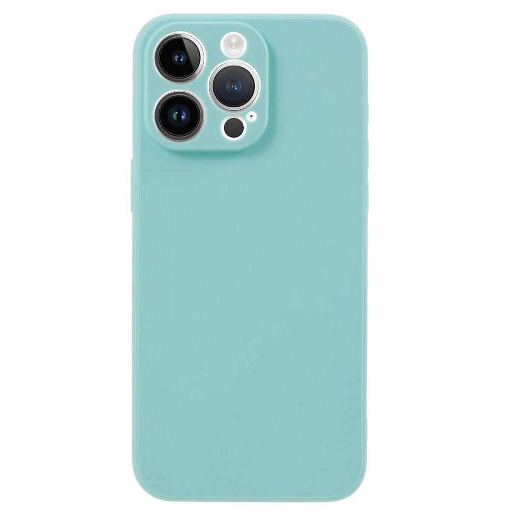 Bulk Purchasing For iPhone 14 Pro Max Case Straight Edge Soft TPU Matte Phone Back Cover - Baby Blue