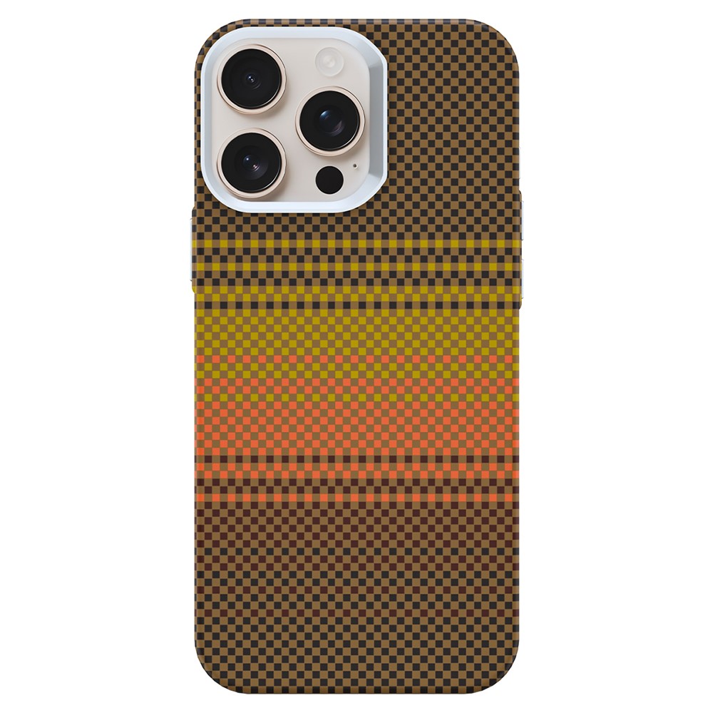 GKK For iPhone 16 Pro Max Case Compatible with MagSafe Hard PC Phone Back Cover - Sunrise Gold