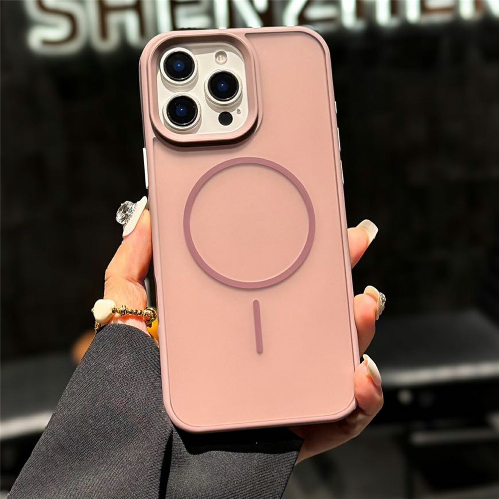 For iPhone 16 Pro Max Case Compatible with MagSafe Skin Touch TPU PC Phone Back Cover