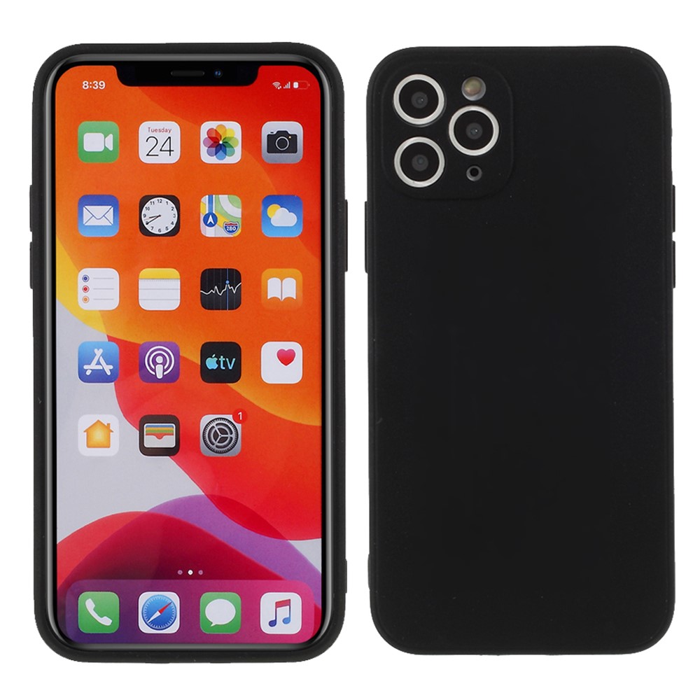 Bulk Purchasing For iPhone 11 Pro Max Case Precise Cutouts Straight Edge TPU Phone Cover - Black