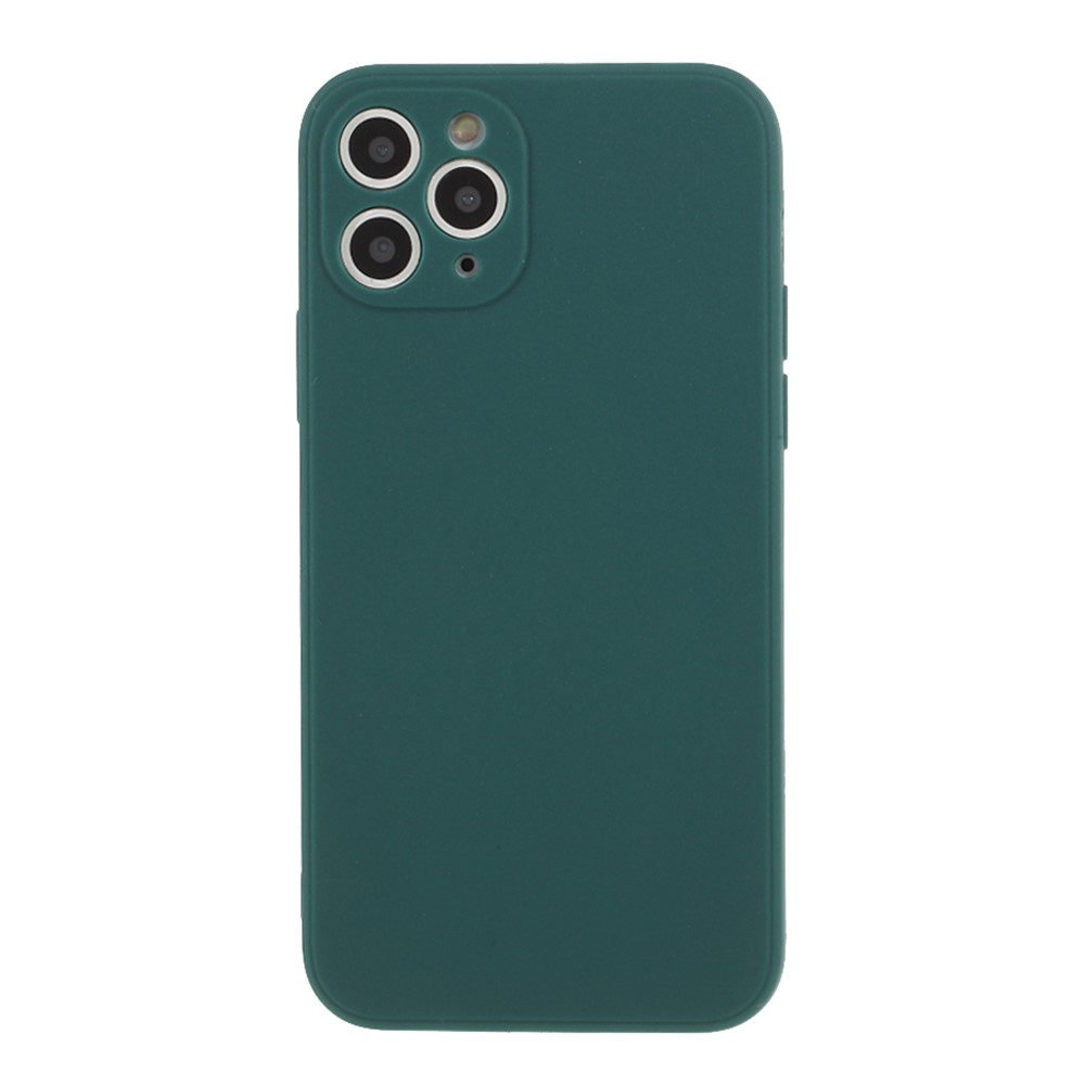 Bulk Purchasing For iPhone 11 Pro Max Case Precise Cutouts Straight Edge TPU Phone Cover - Army Green