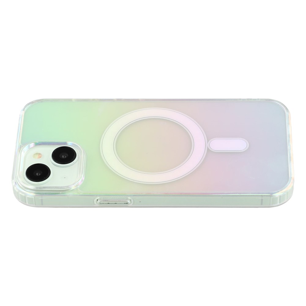 For iPhone 15 Case Compatible with MagSafe Acrylic + TPU Gradient Phone Cover