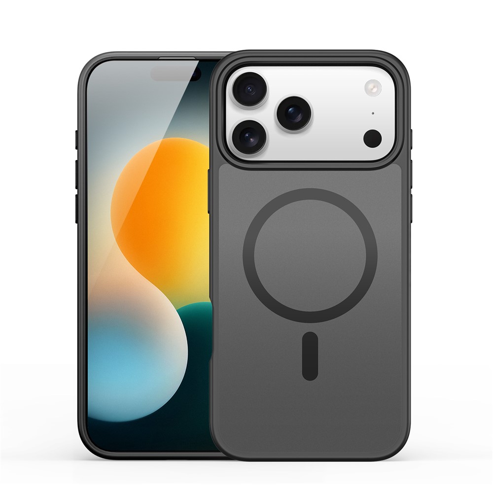 For iPhone 17 Pro Case DUX DUCIS Yind Series PC+TPU Phone Cover Compatible with MagSafe - Black