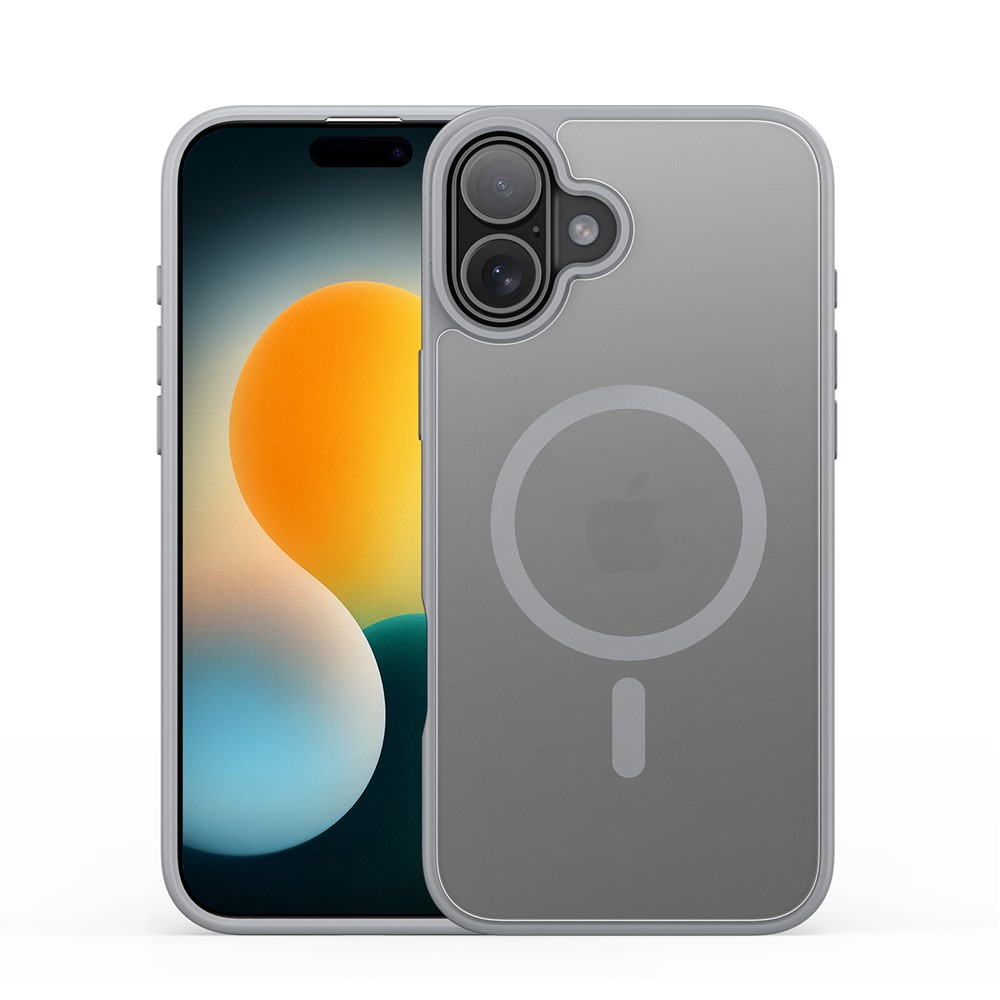 For iPhone 17 Case DUX DUCIS Yind Series PC+TPU Phone Cover Compatible with MagSafe - Grey