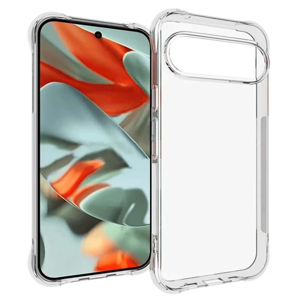 For Google Pixel 10 Pro XL Back Cover WANLONFENG TM Series 2.0mm Clear TPU Phone Case (Big Lens Hole) - Transparent