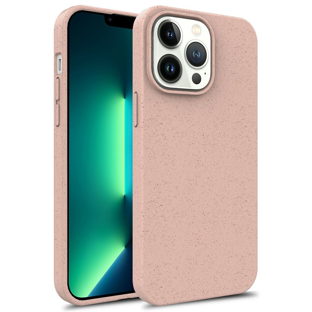 Bulk Purchasing For iPhone 15 Pro Case Biodegradable Wheat Straw + TPU Eco-Friendly Phone Cover - Pink