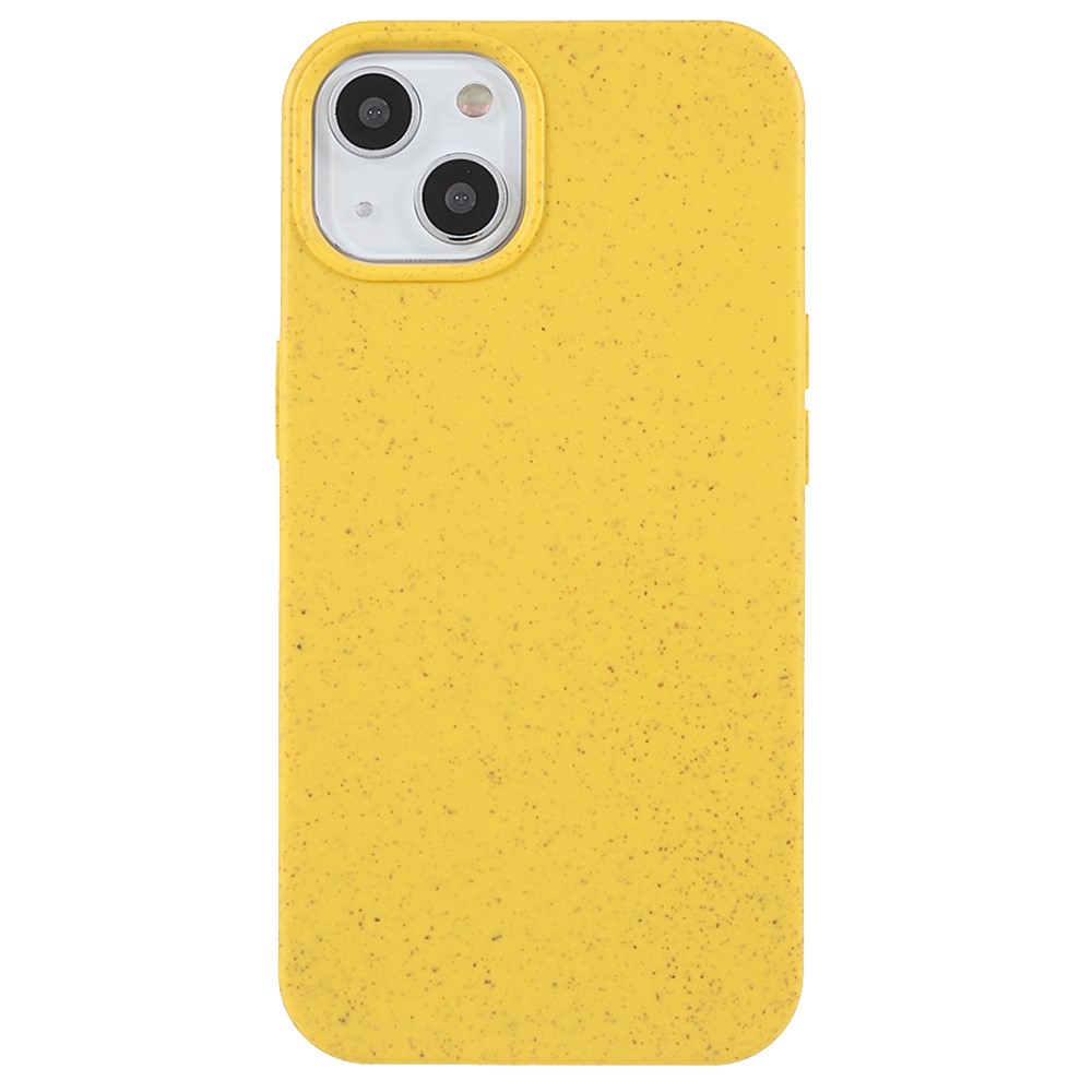 Bulk Purchasing For iPhone 15 Plus Case Biodegradable Wheat Straw + TPU Eco-Friendly Phone Cover - Yellow