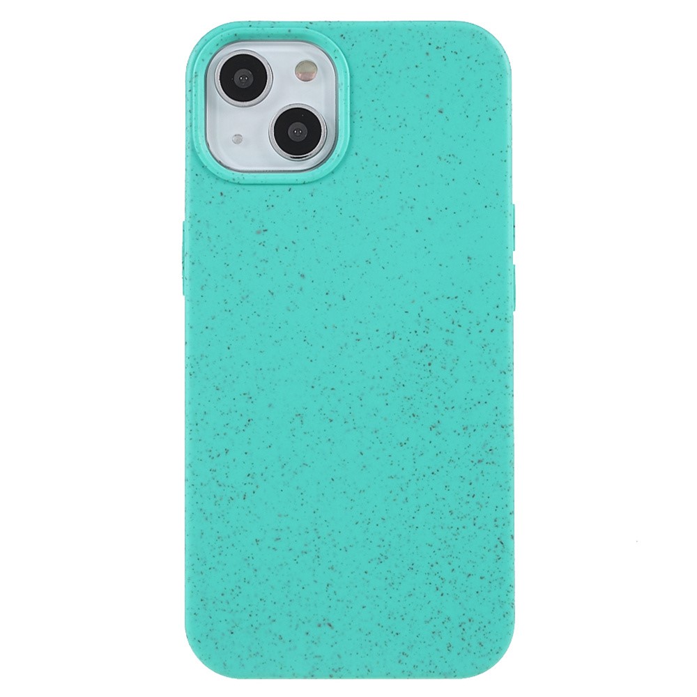 Bulk Purchasing For iPhone 14 Plus Case Biodegradable Wheat Straw + TPU Eco-Friendly Phone Cover - Mint Green