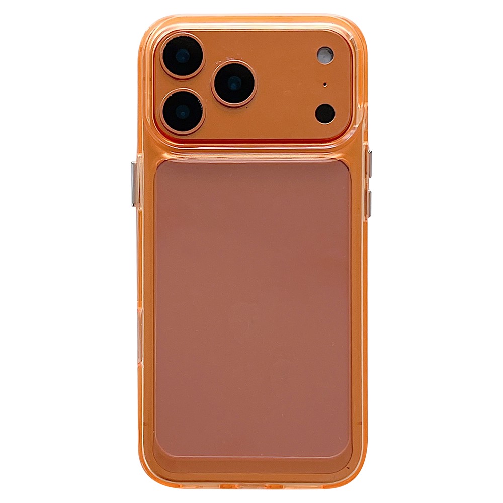 For iPhone 17 Pro Max Cell Phone Case TPU + PC 2.0mm Anti-Scratch Cover - Orange