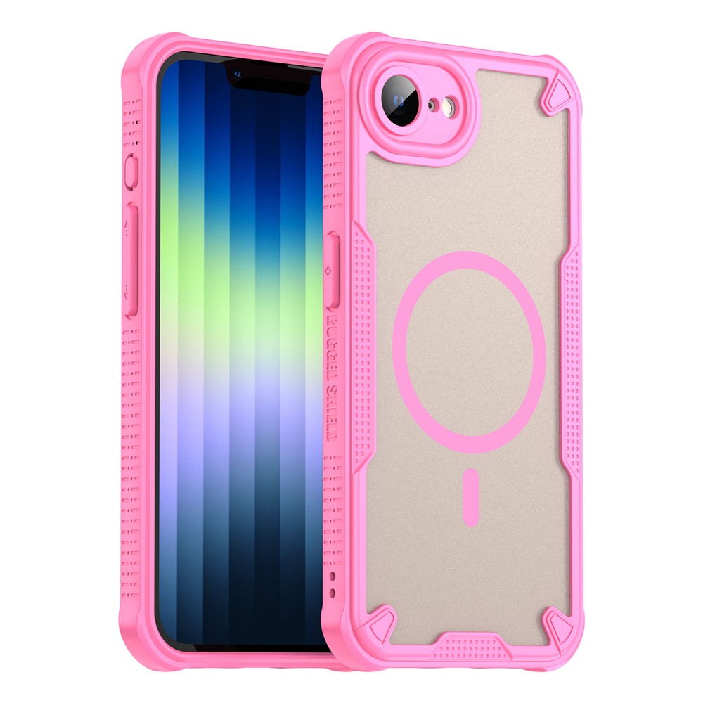 Bulk Purchasing For iPhone 16e Case Compatible with MagSafe TPU + PC Phone Back Cover - Pink