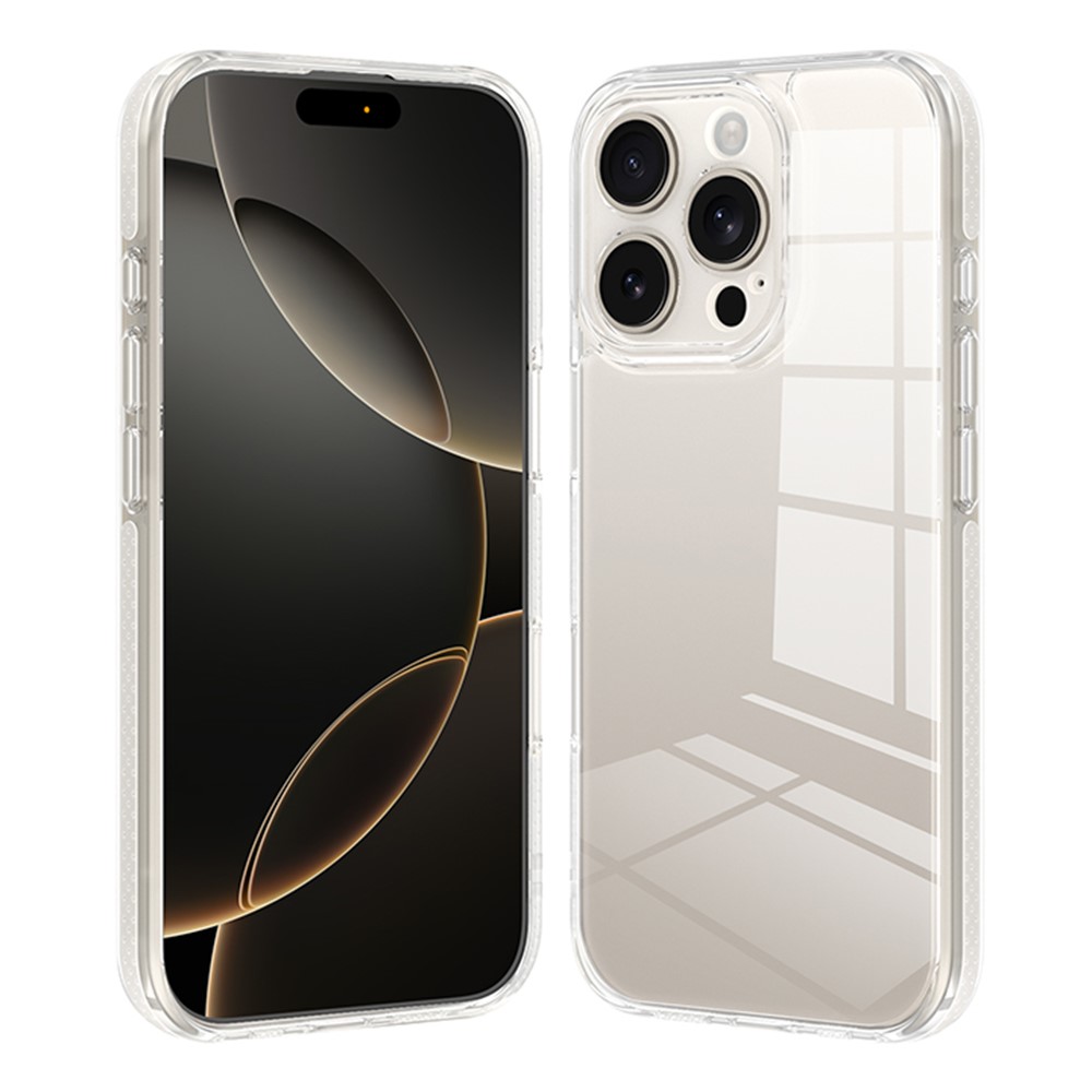 XUNDD For iPhone 16 Pro Clear Phone Case Anti-Scratch Hard PC Mobile Back Cover