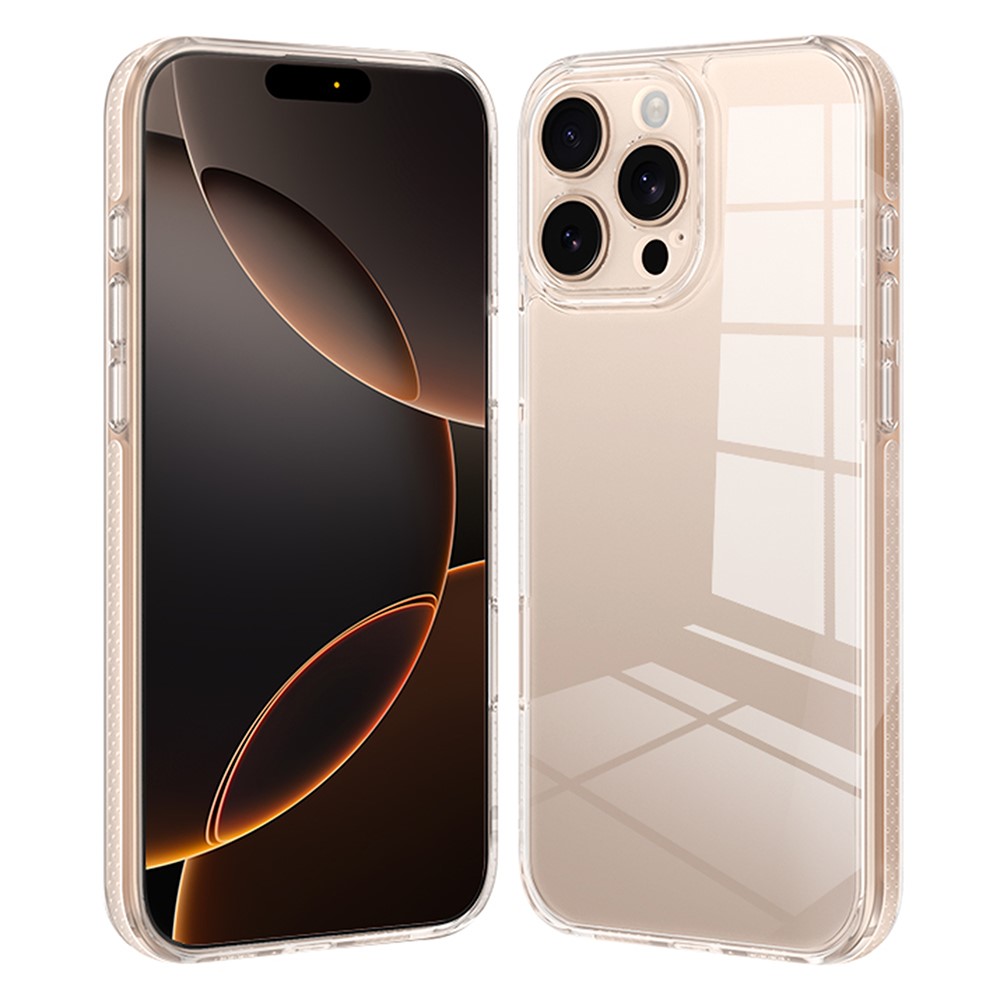 XUNDD For iPhone 16 Pro Max Clear Phone Case Anti-Scratch Hard PC Mobile Back Cover