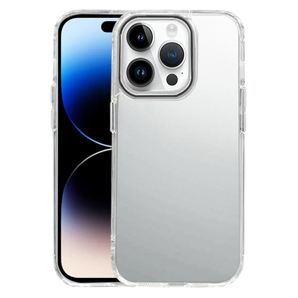 For iPhone 16 Pro Max Case TPU + PC Phone Cover Electroplated Lens Frame