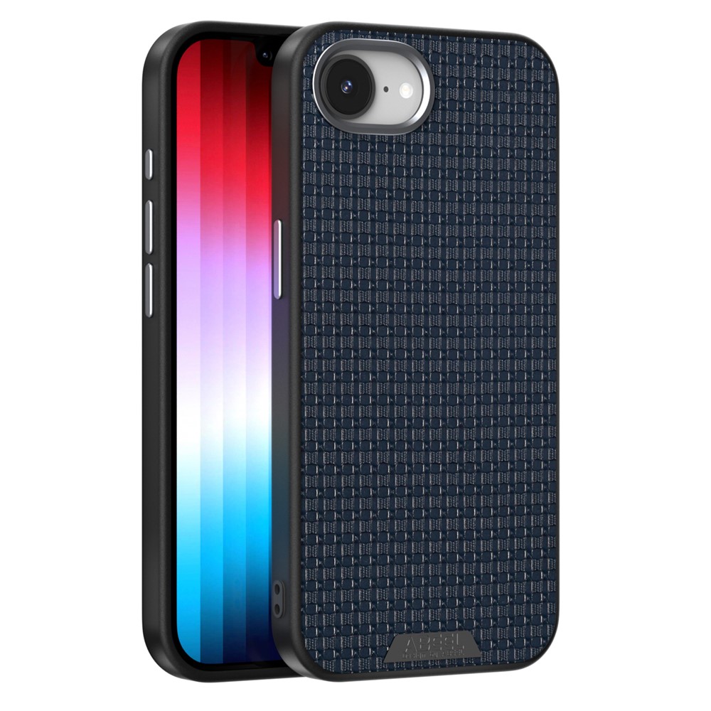 ABEEL For iPhone 16e Case Compatible with MagSafe Textured Micro-Embossing Back Cover - Blue