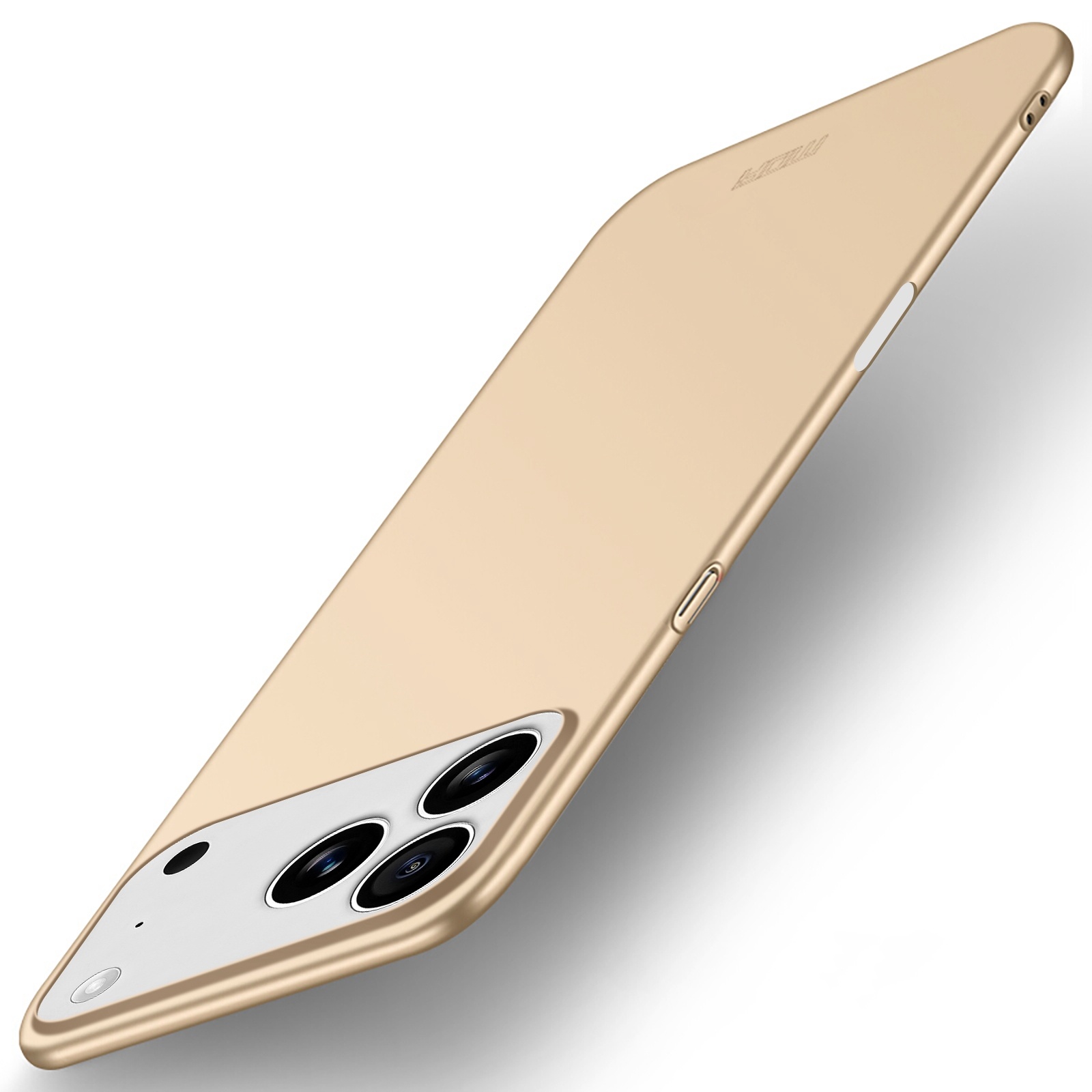 For iPhone 17 Pro Max Phone Case MOFI Shield Matte Series Ultra Slim PC Protective Cover - Gold
