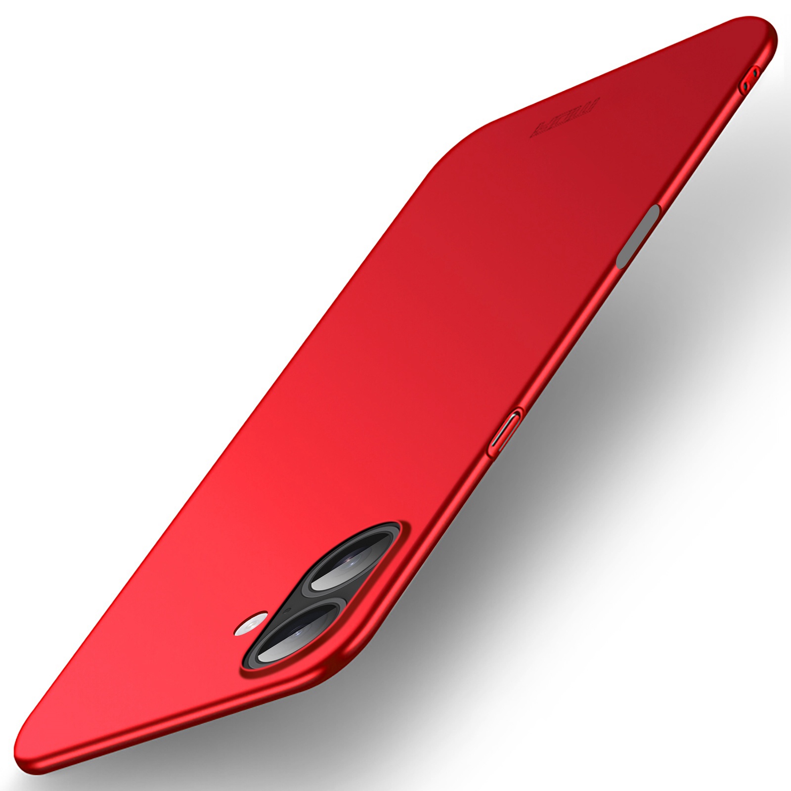 For iPhone 17 Phone Case MOFI Shield Matte Series Ultra Slim PC Protective Cover - Red