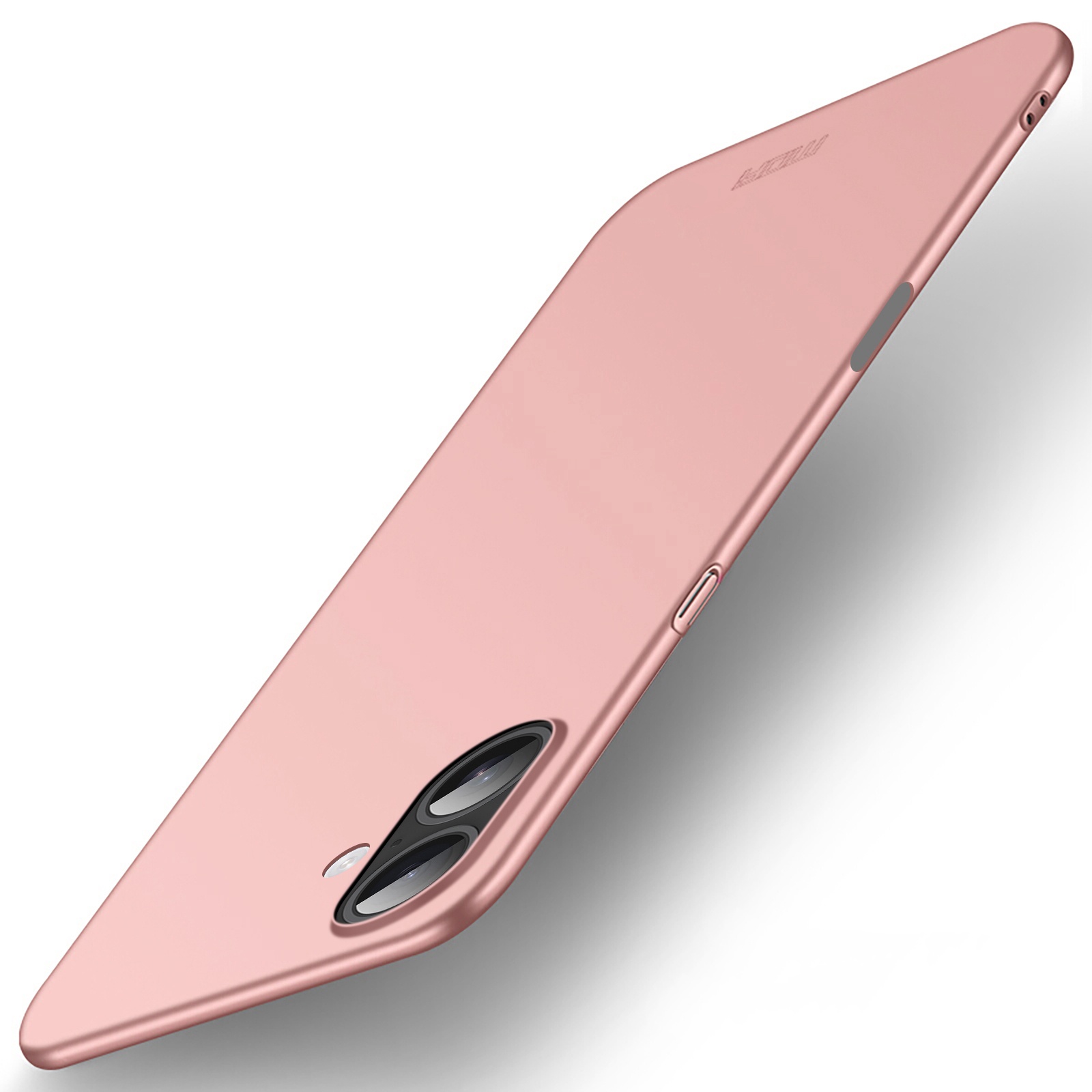 For iPhone 17 Phone Case MOFI Shield Matte Series Ultra Slim PC Protective Cover - Rose Gold