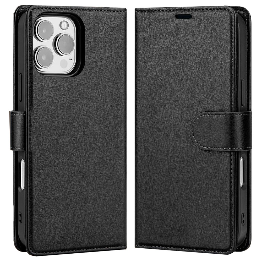 Bulk Purchasing For iPhone 15 Pro Wallet Case Compatible with MagSafe Detachable Leather Flip Phone Cover - Black