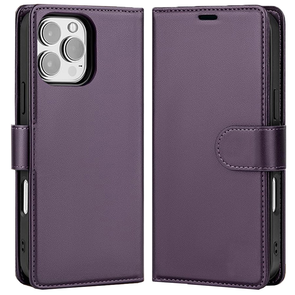 Bulk Purchasing For iPhone 14 Pro Wallet Case Compatible with MagSafe Detachable Leather Flip Phone Cover - Purple