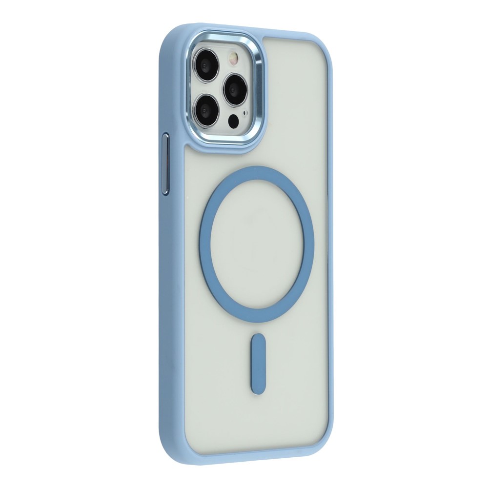 For iPhone 12 / 12 Pro Case Compatible with MagSafe Anti-Drop TPU+PC Phone Cover - Blue