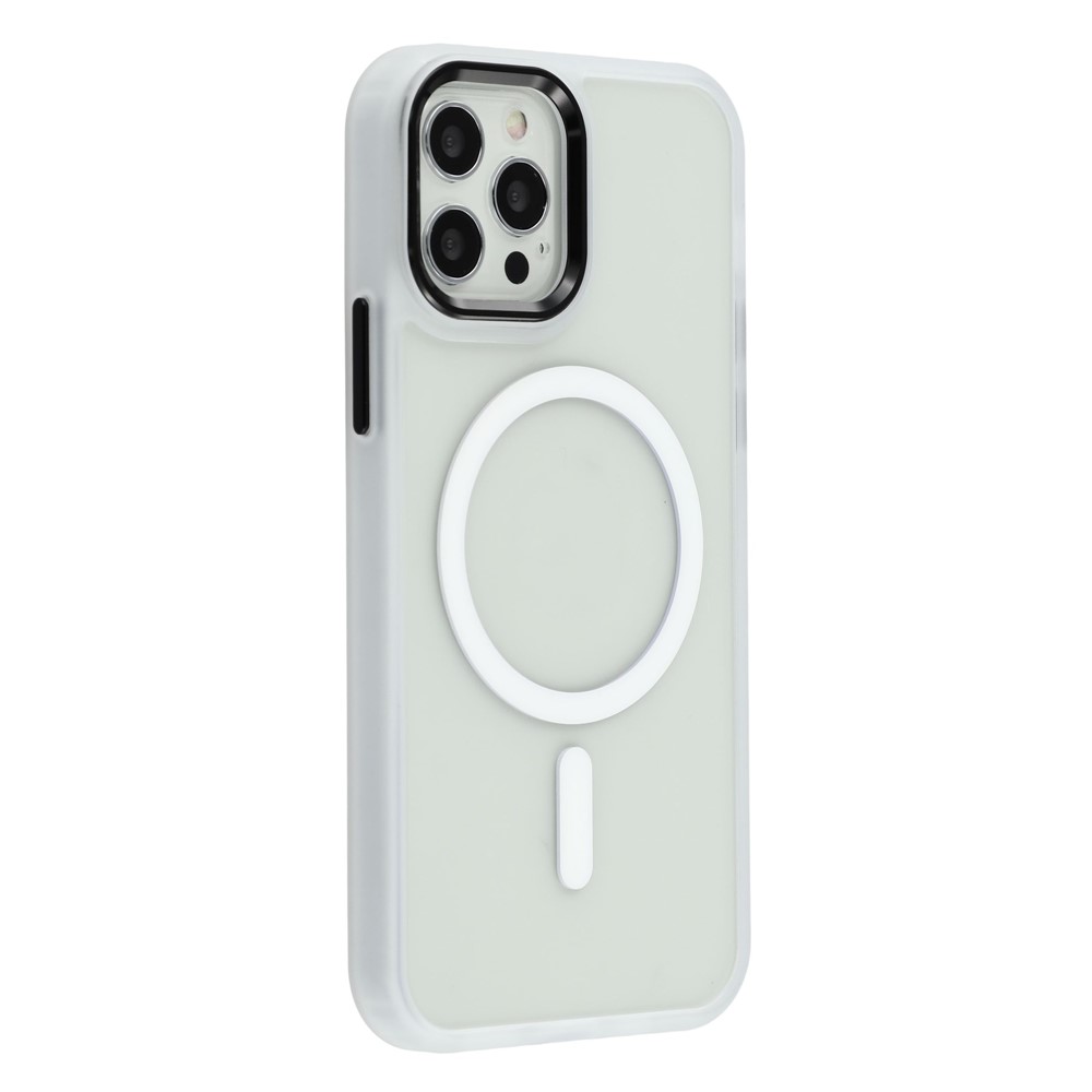 For iPhone 12 / 12 Pro Case Compatible with MagSafe Anti-Drop TPU+PC Phone Cover - Transparent