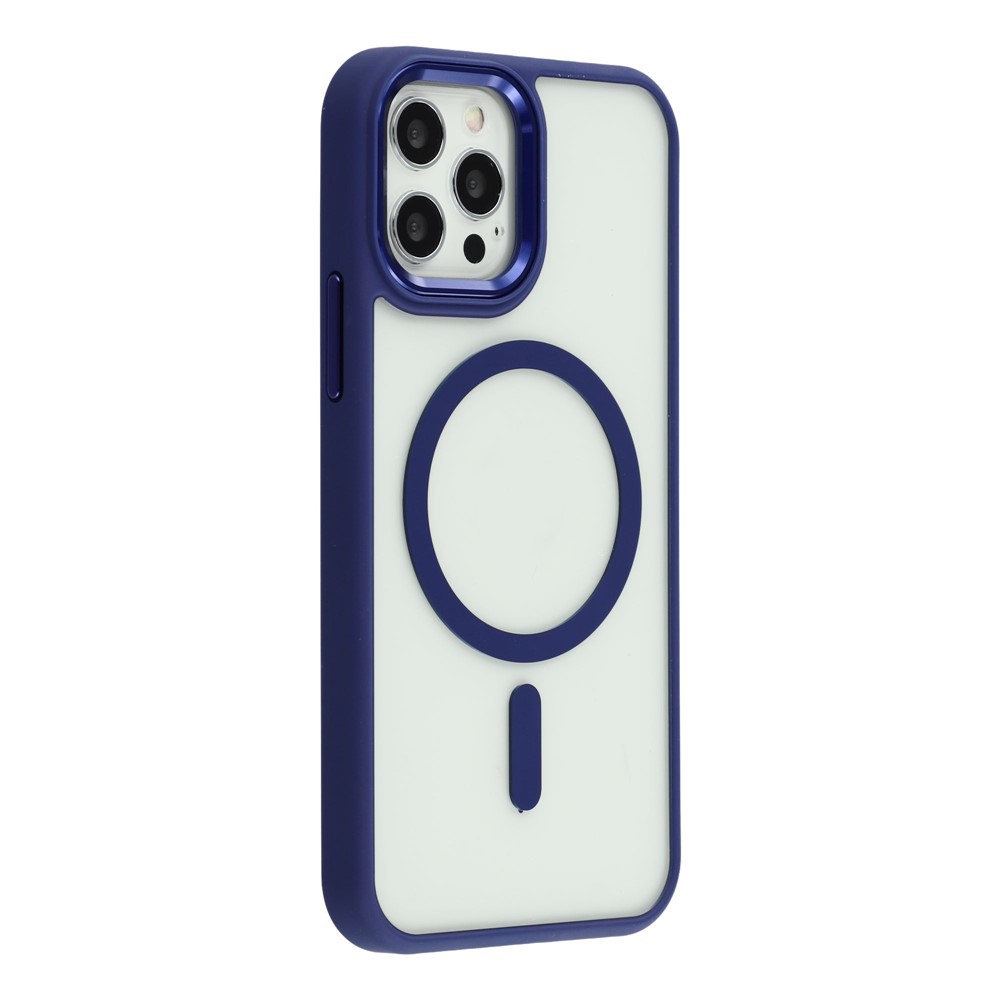For iPhone 12 / 12 Pro Case Compatible with MagSafe Anti-Drop TPU+PC Phone Cover - Sapphire