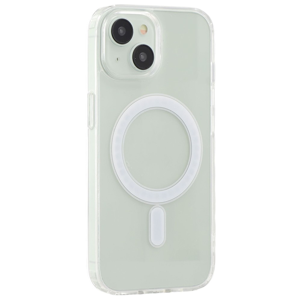 For iPhone 13 mini  /  12 mini Case Compatible with MagSafe TPU + Acrylic Clear Phone Cover