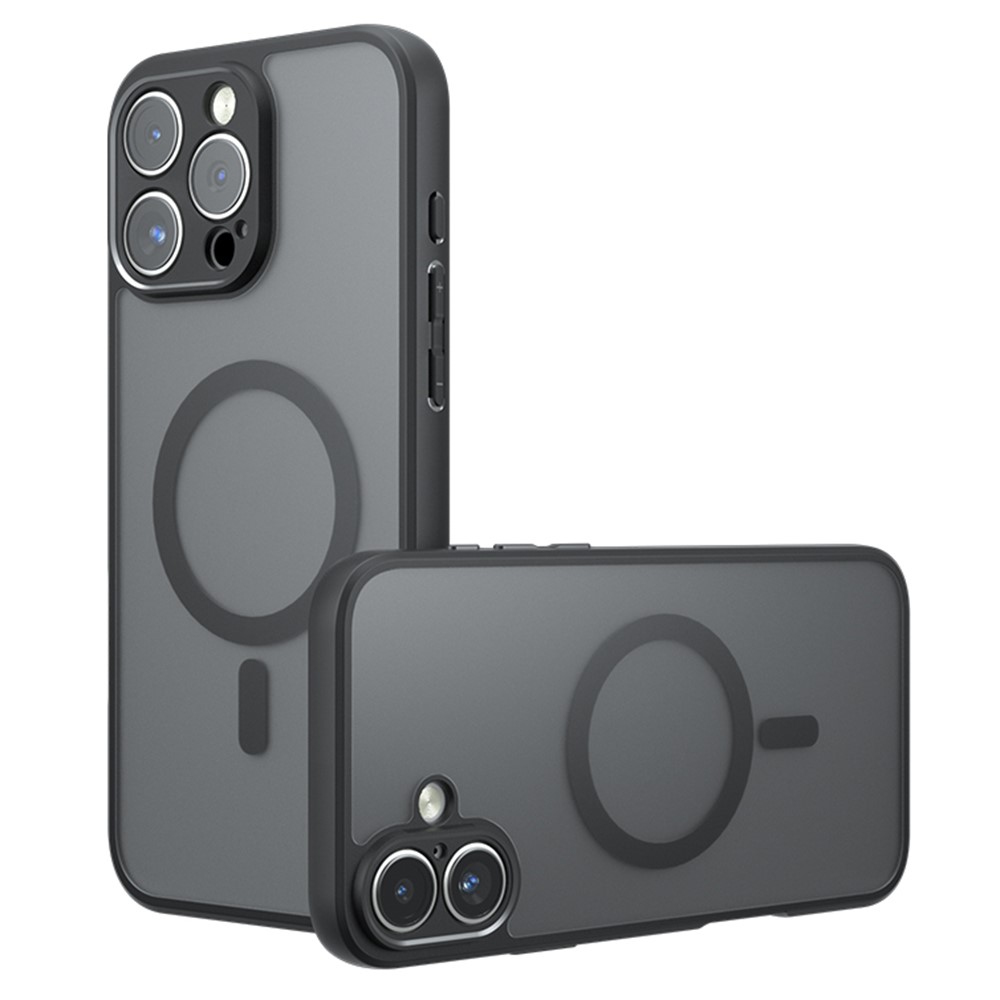 For iPhone 16 Pro Case Compatible with MagSafe TPU + PC Matte Skin Touch Phone Cover