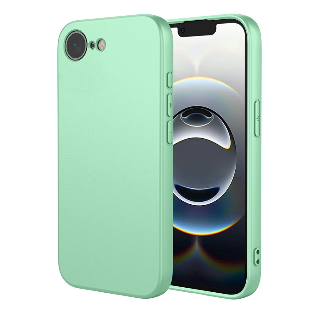 For iPhone 16e Case Soft TPU Shockproof Protective Phone Cover - Matcha Green