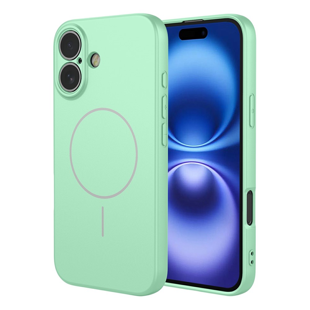 Bulk Purchasing For iPhone 16 Plus Case Compatible with MagSafe Soft TPU Phone Back Cover - Matcha Green