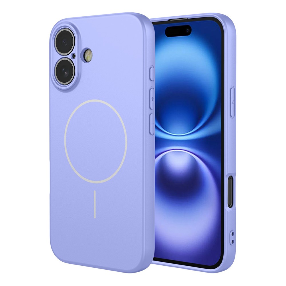 Bulk Purchasing For iPhone 16 Plus Case Compatible with MagSafe Soft TPU Phone Back Cover - Purple