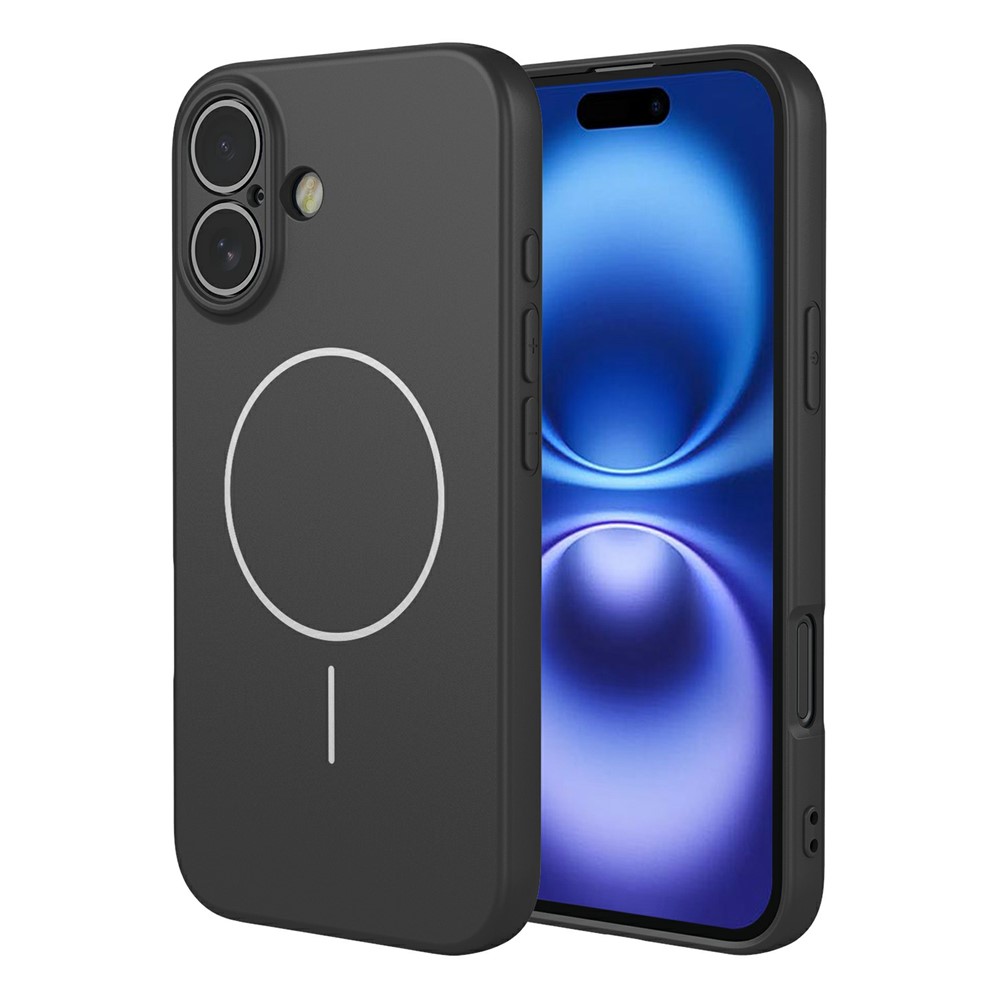 Bulk Purchasing For iPhone 16 Plus Case Compatible with MagSafe Soft TPU Phone Back Cover - Black