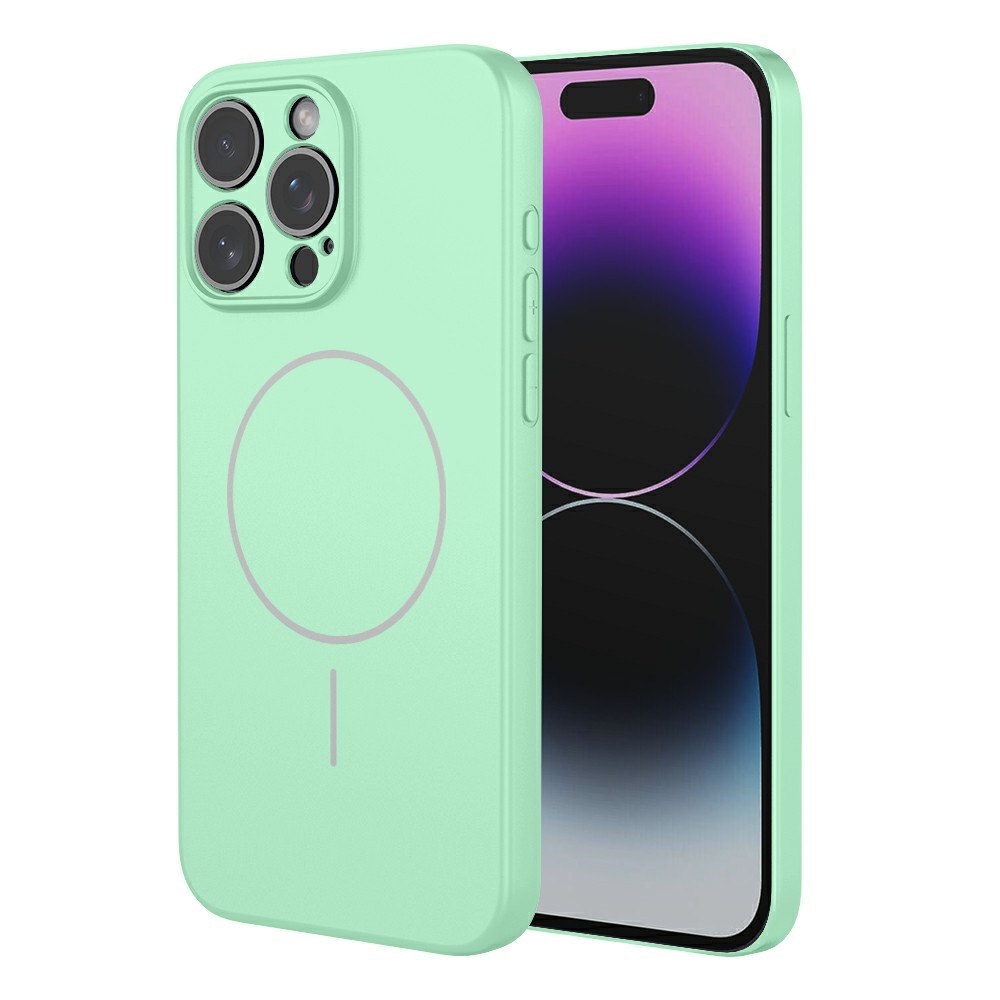 Bulk Purchasing For iPhone 15 Pro Case Compatible with MagSafe Soft TPU Phone Back Cover - Matcha Green