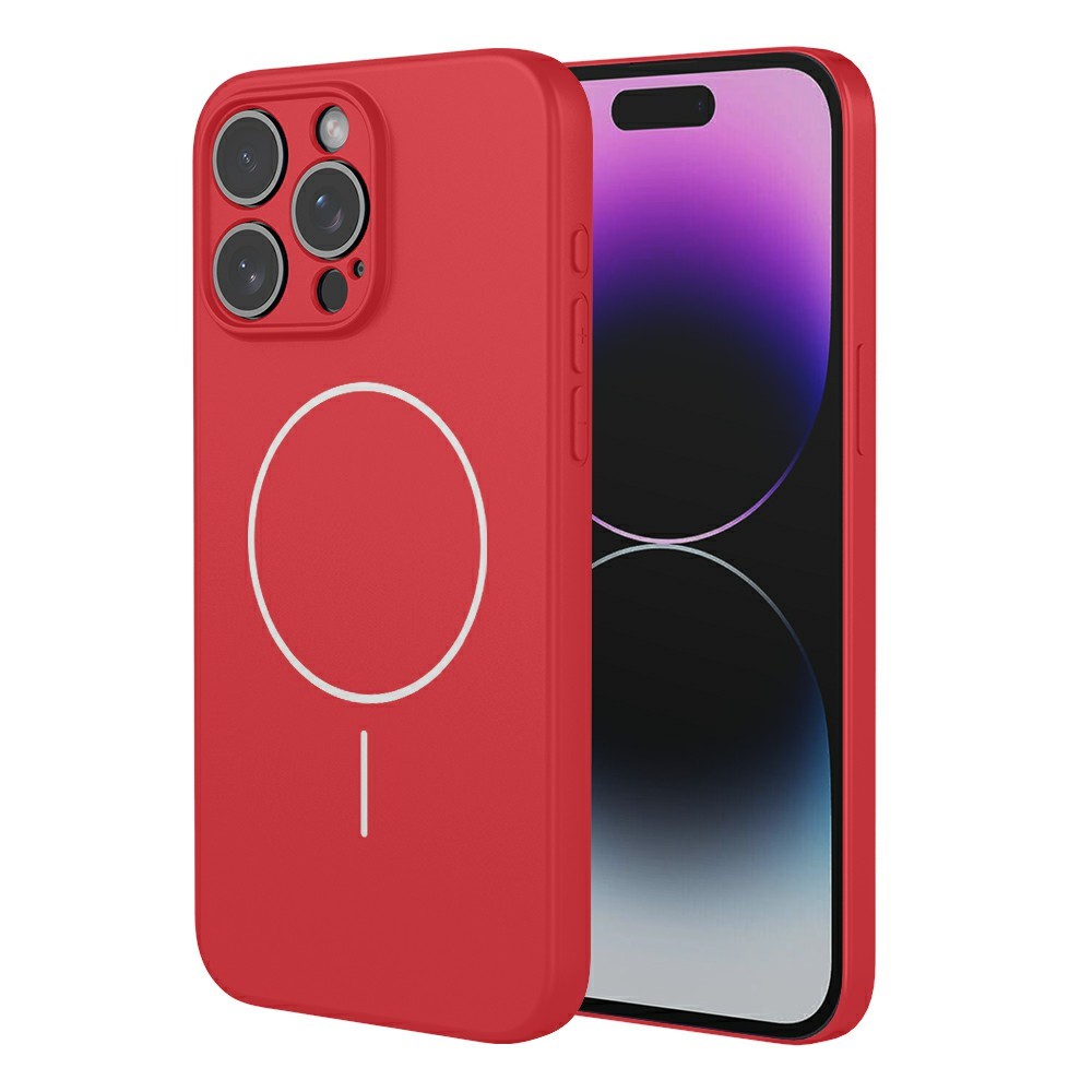 Bulk Purchasing For iPhone 15 Pro Case Compatible with MagSafe Soft TPU Phone Back Cover - Red