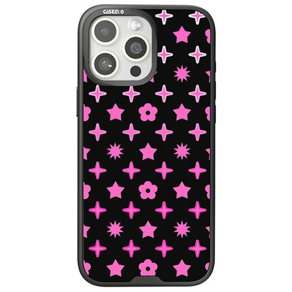 CASEEVO For iPhone 14 Pro Case Compatible with MagSafe TPU Acrylic Cover with Interchangeable Dots Backplate - Mix