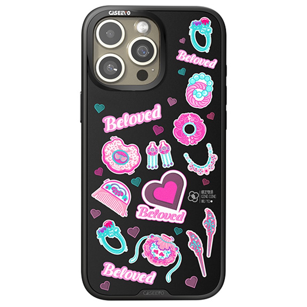 CASEEVO For iPhone 14 Pro Max Magnetic Case Compatible with MagSafe TPU Acrylic Phone Cover with Detachable Backplate - Beloved Tale