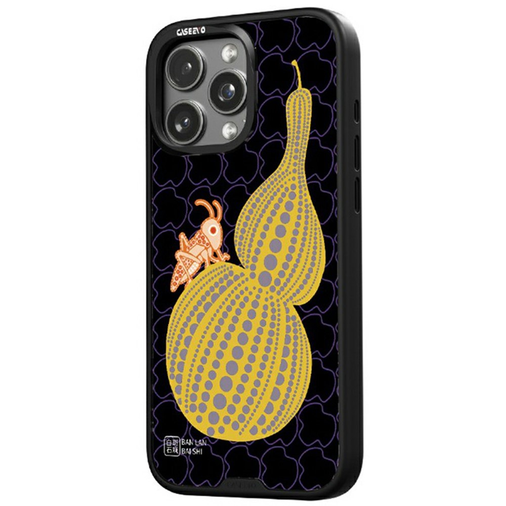 CASEEVO For iPhone 15 Pro Max Case Compatible with MagSafe TPU Acrylic Phone Cover with Abstract Paintings Back Cover - Fortune