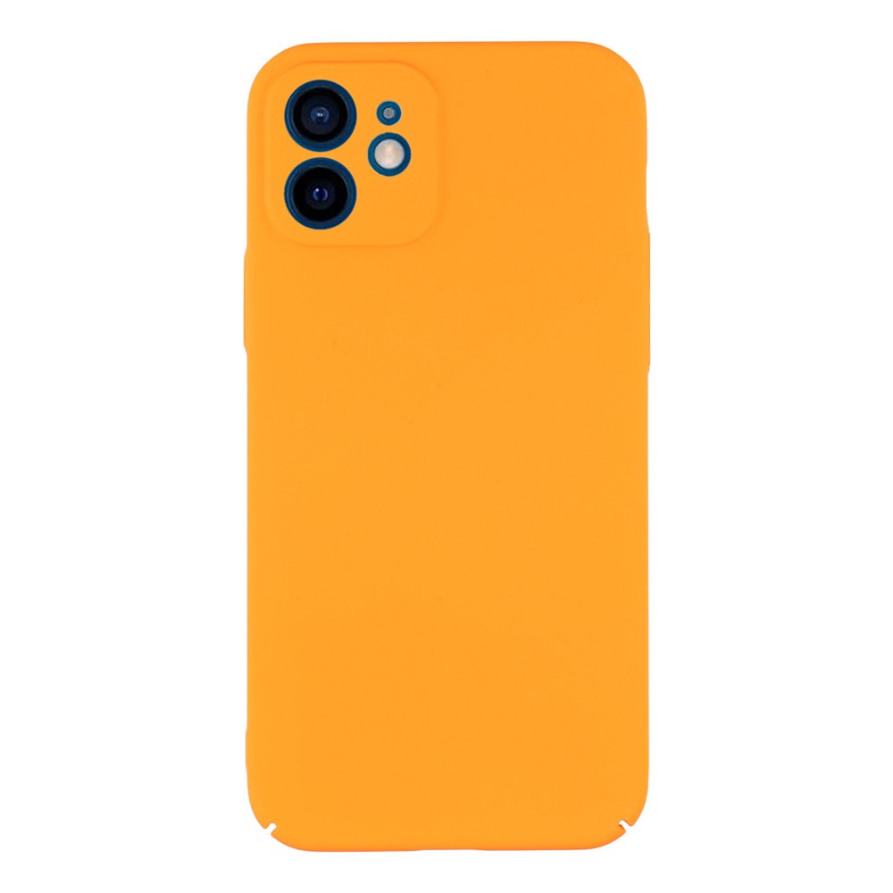 For iPhone 11 Case Skin-Touch Rubberized Hard PC Phone Cover - Orange