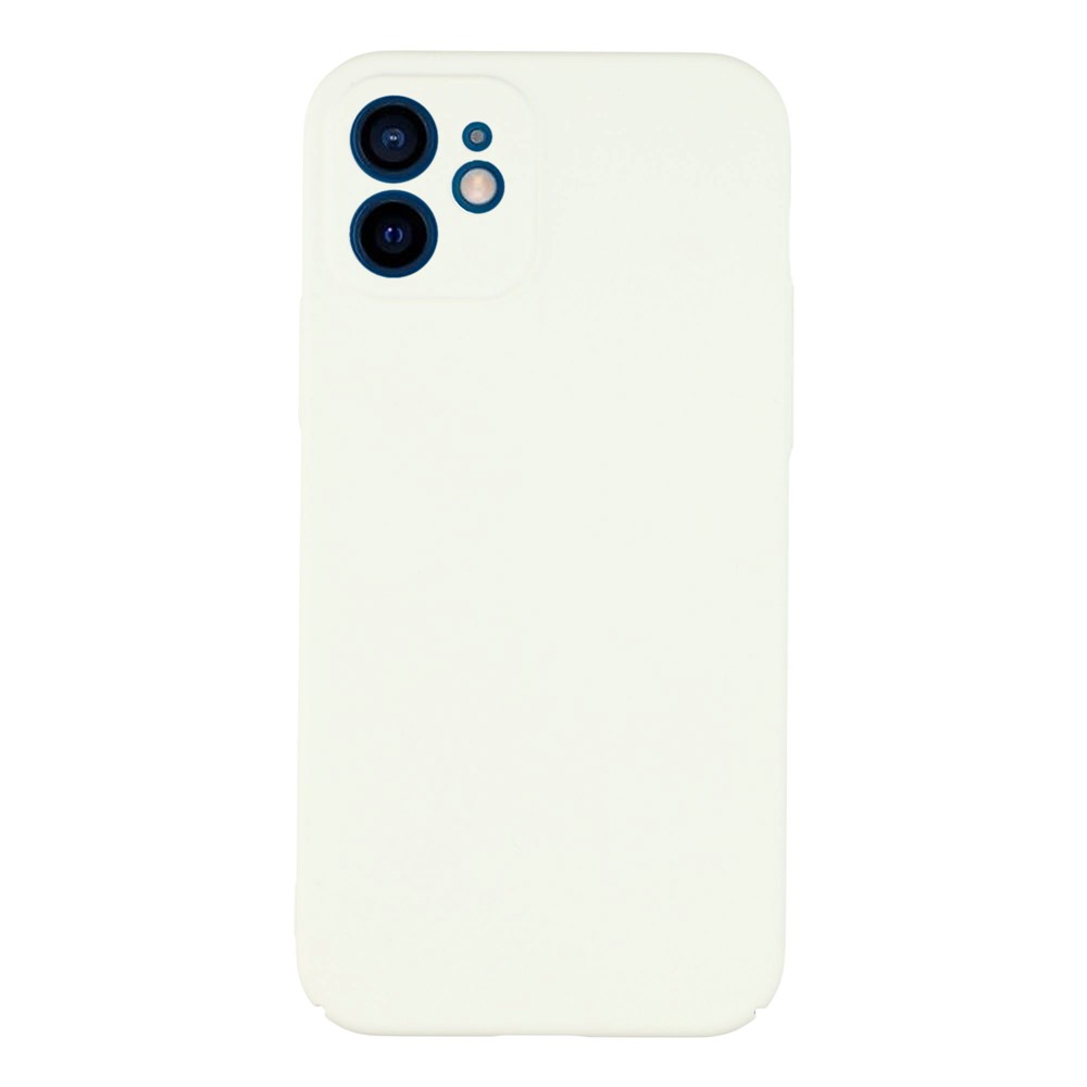 For iPhone 11 Case Skin-Touch Rubberized Hard PC Phone Cover - White