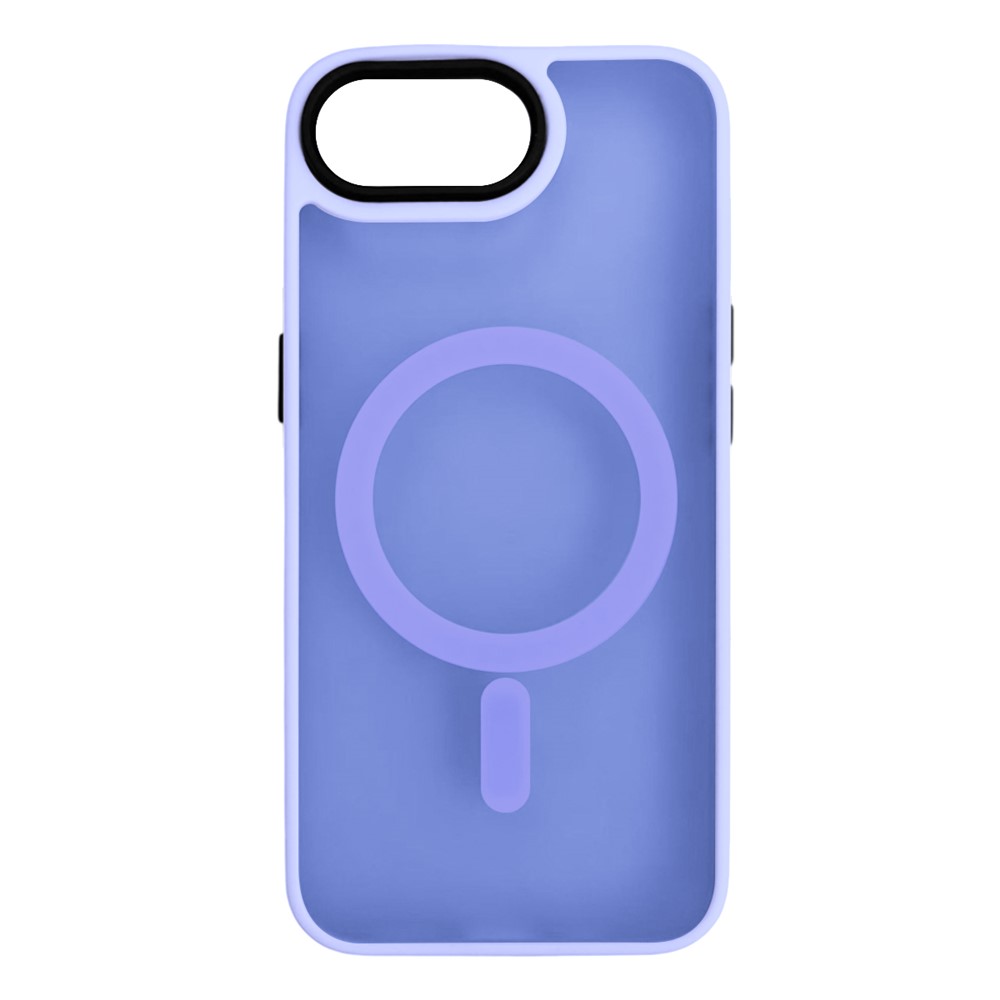 For iPhone 16e Case Compatible with MagSafe Skin-Touch PC + TPU Phone Cover - Purple