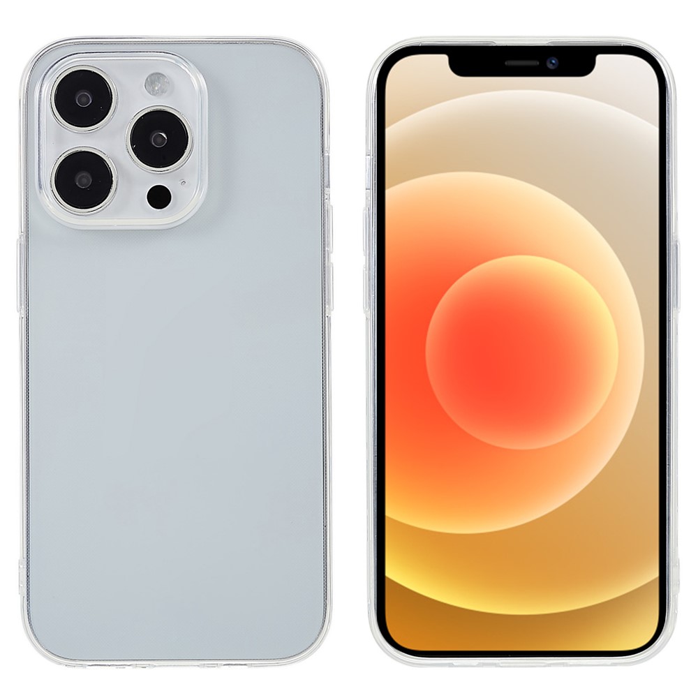 For iPhone 12 / 12 Pro Case 1.5mm TPU Transparent Shockproof Phone Cover