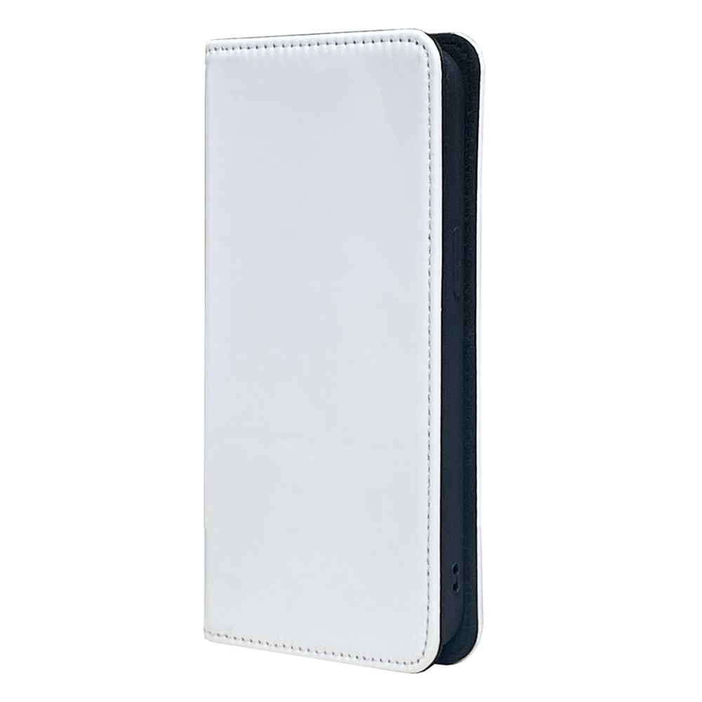 For iPhone 16 Plus Case DIY Blank Heat Transfer Leather Flip Phone Cover Set with Inner TPU Case