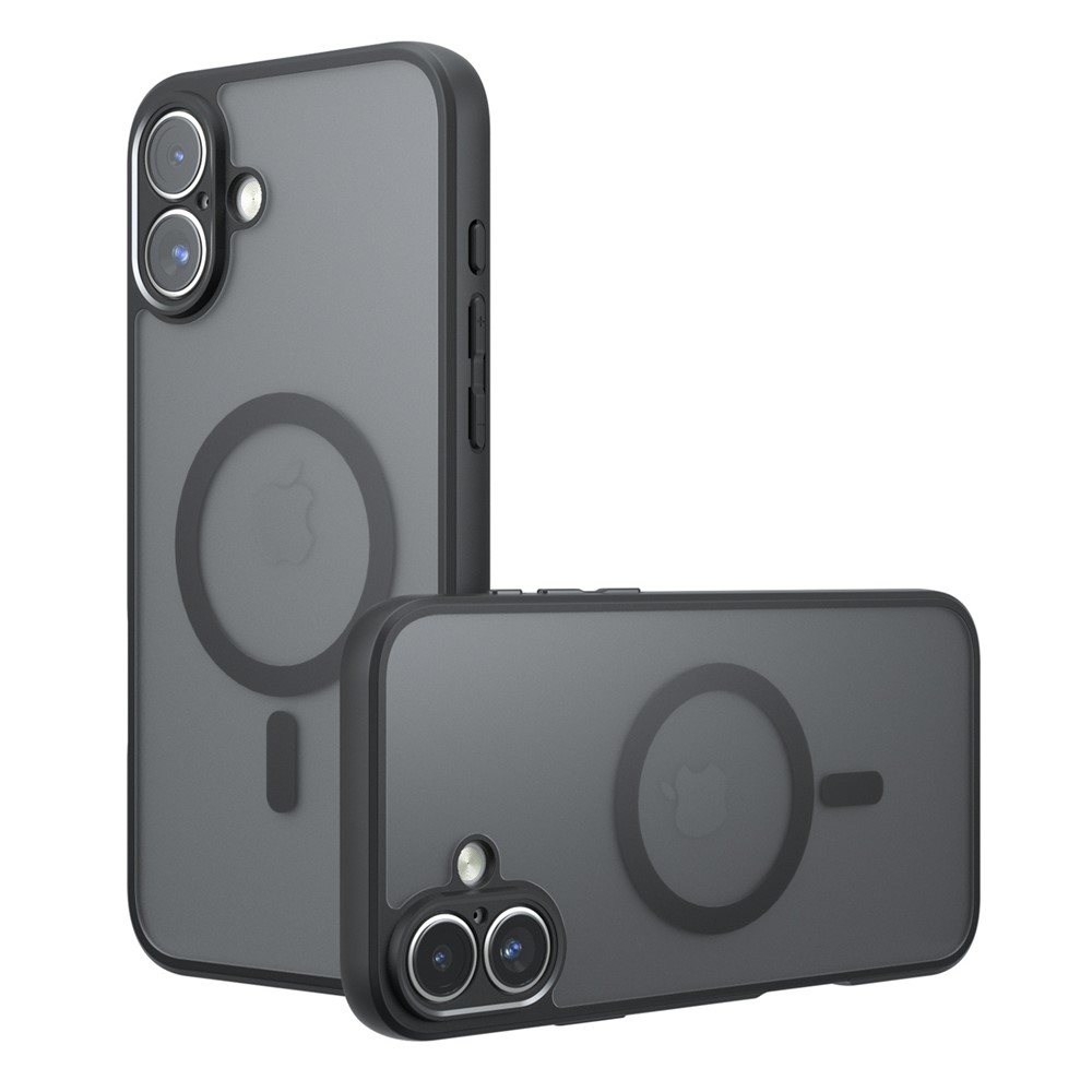 For iPhone 16 Plus Case Compatible with MagSafe TPU + PC Matte Skin Touch Phone Cover