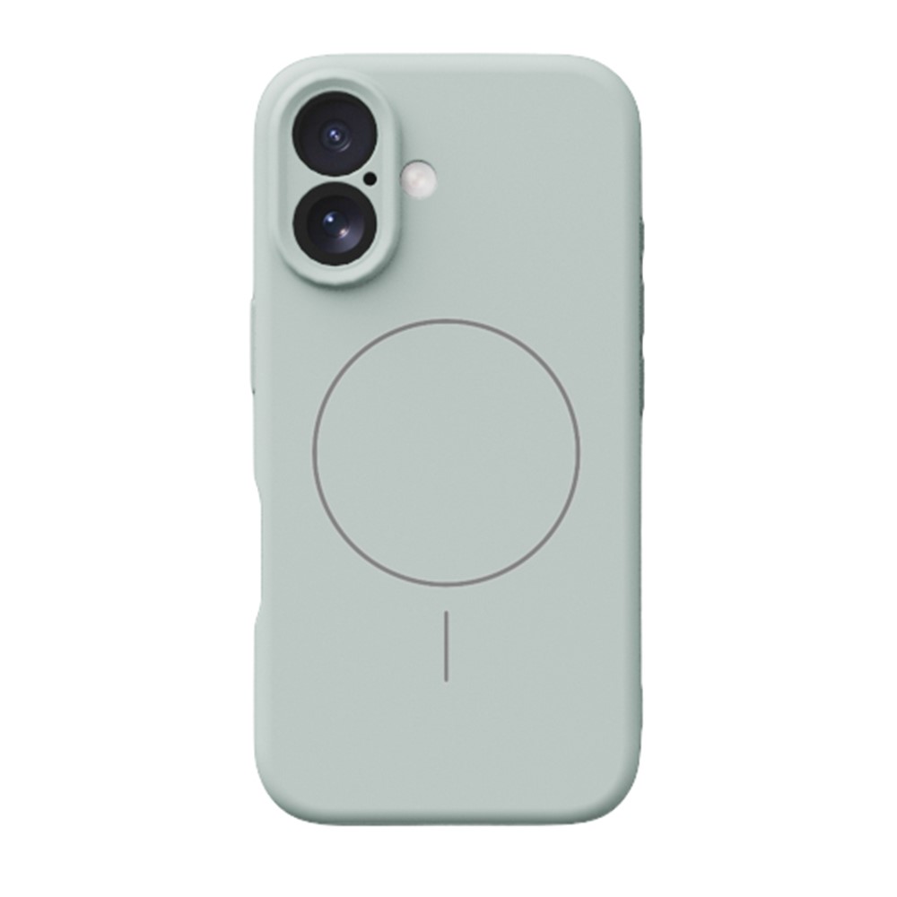 YCADEN For iPhone 16 Case Compatible with MagSafe Precise Cutouts TPU Phone Back Cover - Cloud Blue
