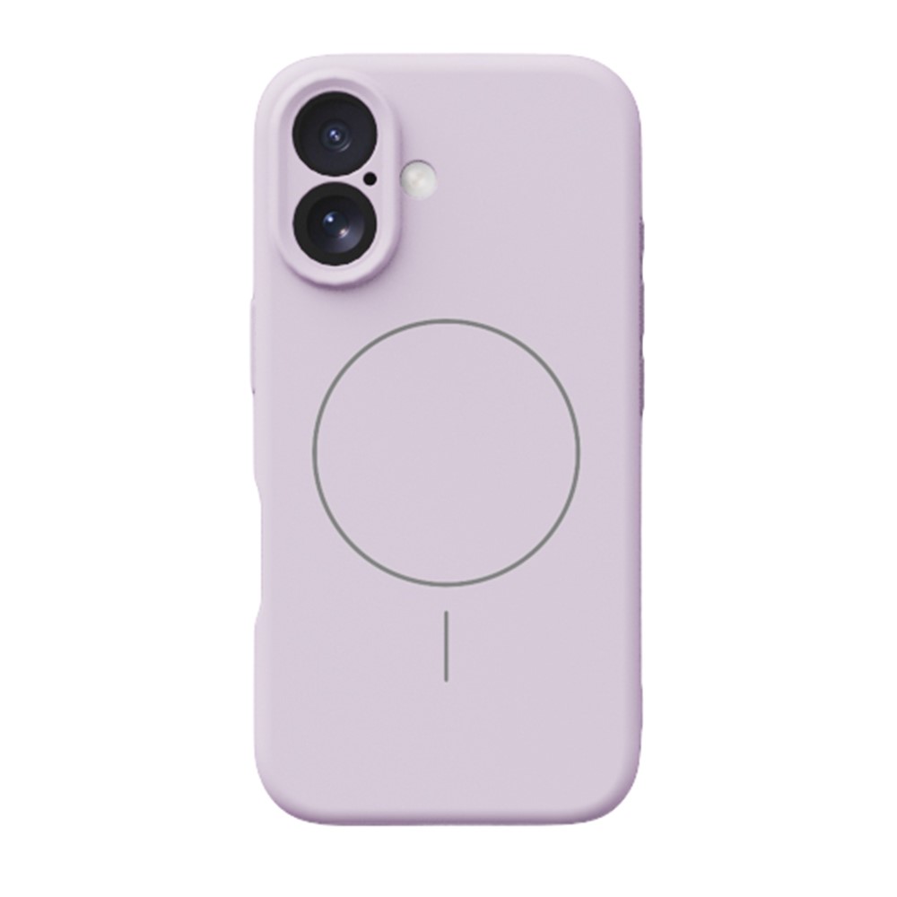 YCADEN For iPhone 16 Plus Case Compatible with MagSafe Precise Cutouts TPU Phone Back Cover - Morandi Purple
