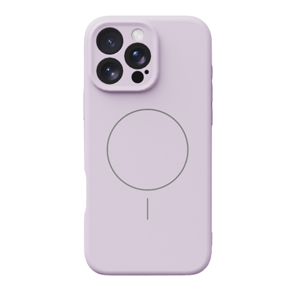 YCADEN For iPhone 16 Pro Max Case Compatible with MagSafe Precise Cutouts TPU Phone Back Cover - Morandi Purple