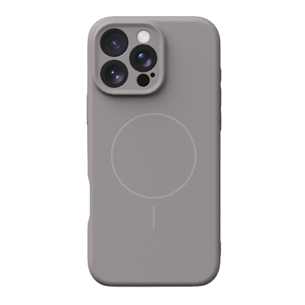 YCADEN For iPhone 16 Pro Case Compatible with MagSafe Precise Cutouts TPU Phone Back Cover - Pebble Grey