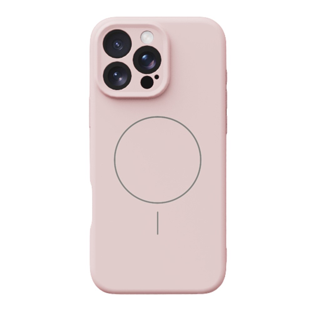 YCADEN For iPhone 16 Pro Case Compatible with MagSafe Precise Cutouts TPU Phone Back Cover - Morandi Pink