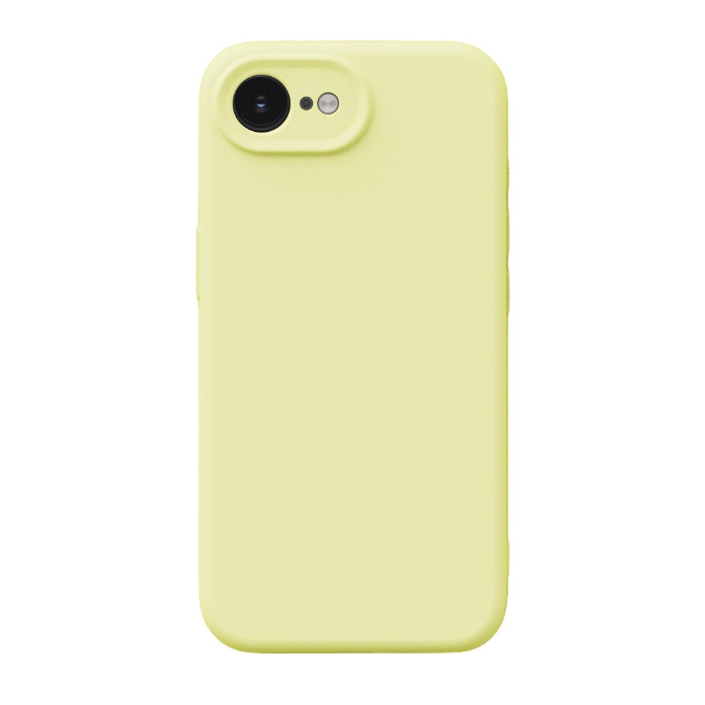 YCADEN For iPhone 16e Case Compatible with MagSafe Precise Cutouts TPU Phone Back Cover - Cream Yellow